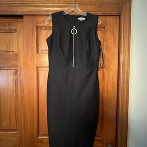 Calvin Klein Blue Sheath Dress Size 8